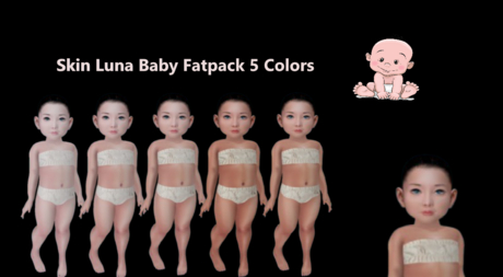 Second Life Marketplace - Skin Luna Baby Fatpack